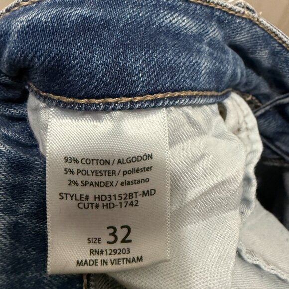 Hidden Los Angeles - Raw Hem Straight Jeans - Picture 5 of 5